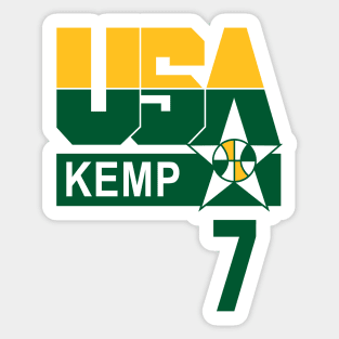 Shawn Kemp Jersey Sticker